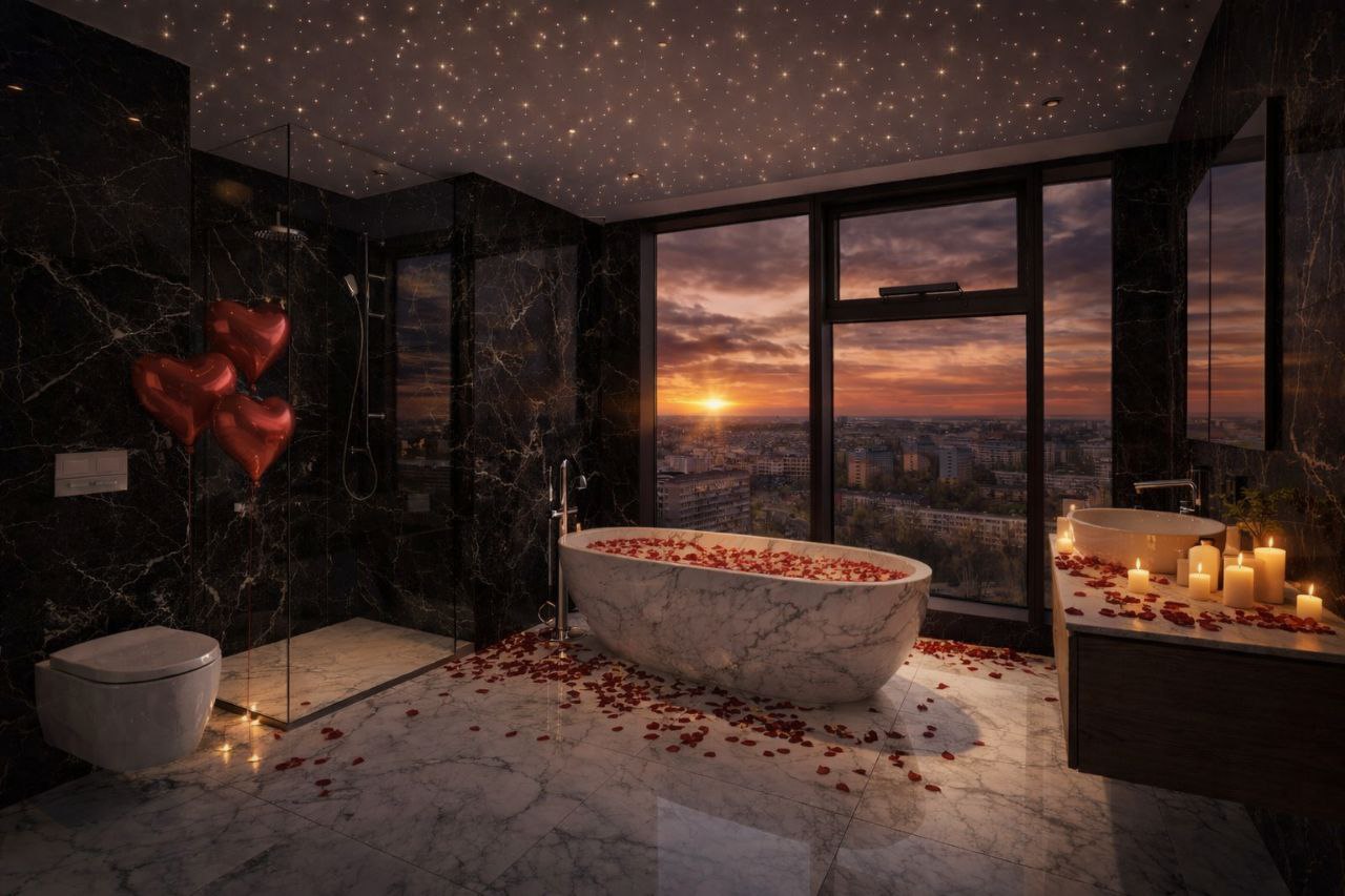 Apartament Sky Tower – 97 m² | 30 piętro | Widok na panoramę miasta