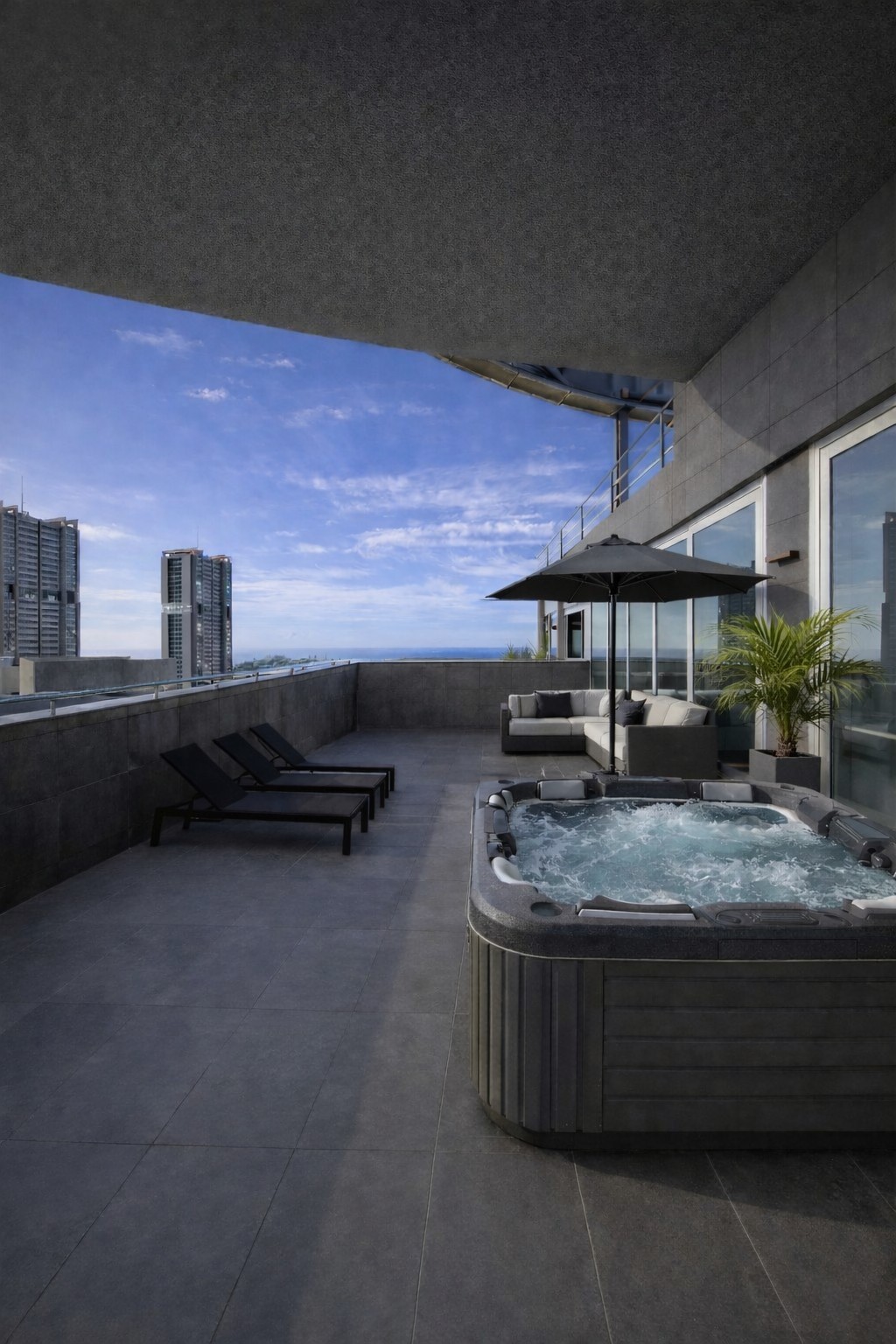 Luksusowy Penthouse z Jacuzzi i Tarasem z Widokiem na Ocean – Teneryfa Santa Cruz